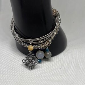 Vintage Upcycle Multi Stone Bracelet Stack